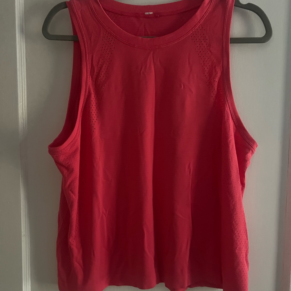 Lululemon Athletica Red Tank Top